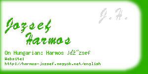 jozsef harmos business card